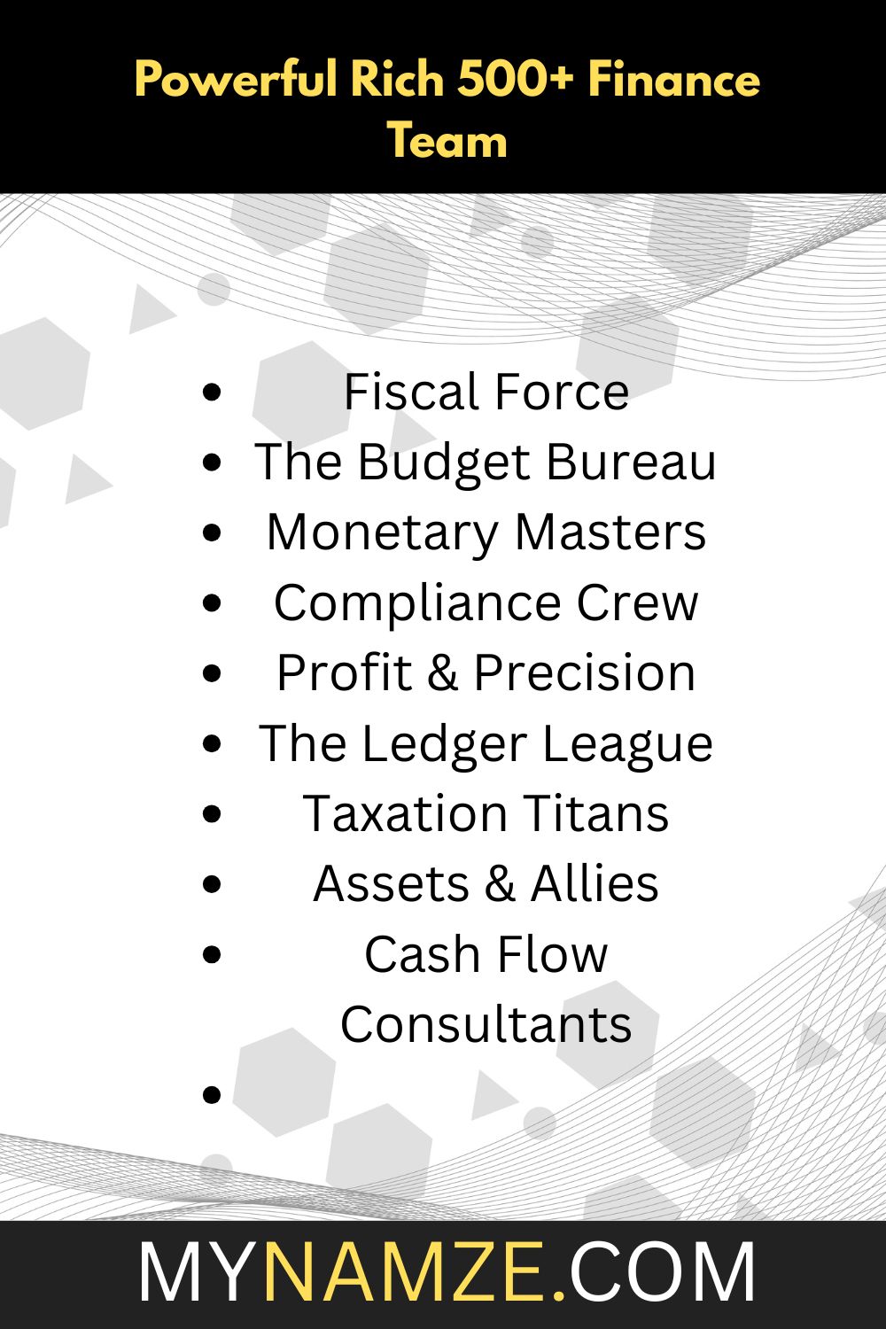finance team