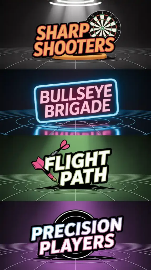 Aesthetic Dart Team Names