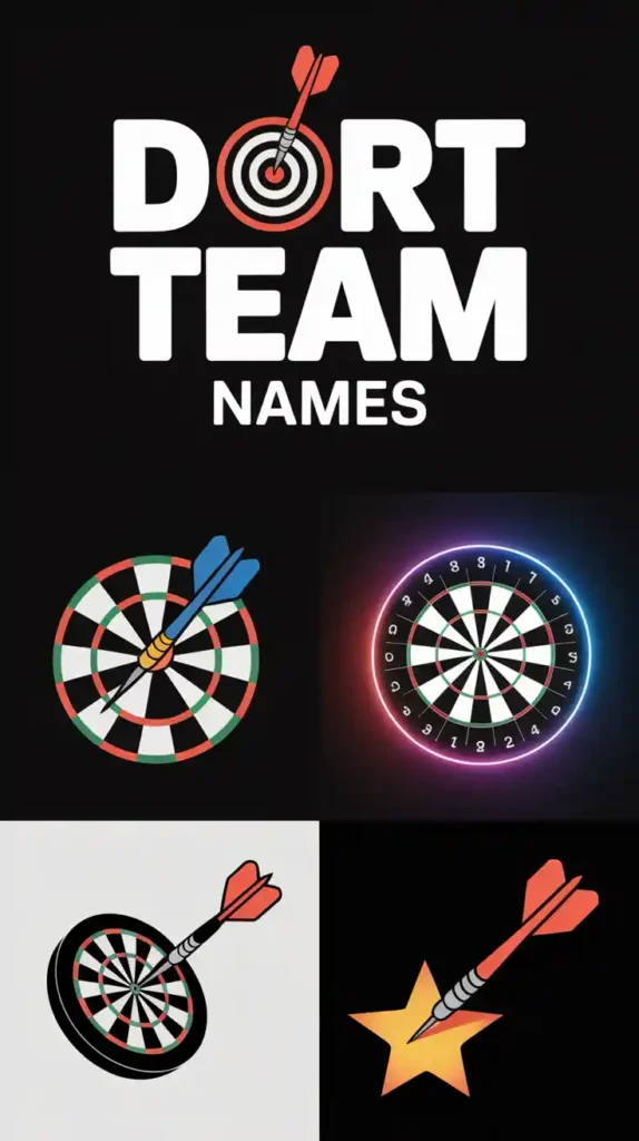 Aesthetic Dart Team Names